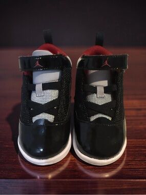 Kids' Black and Red Athletic Shoes